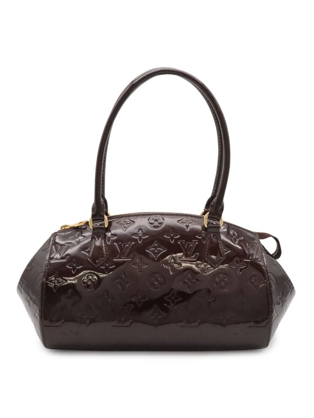 Louis Vuitton Monogram Vernis Sherwood PM Shoulder Bag Amarante